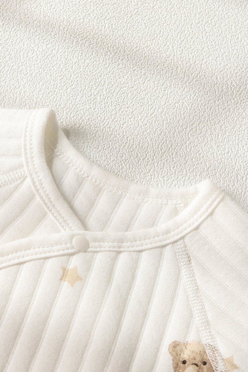 The Charming Bear Boucle Wrap Baby Grow Romper - Rompers