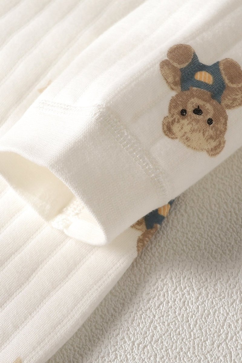 The Charming Bear Boucle Wrap Baby Grow Romper - Rompers