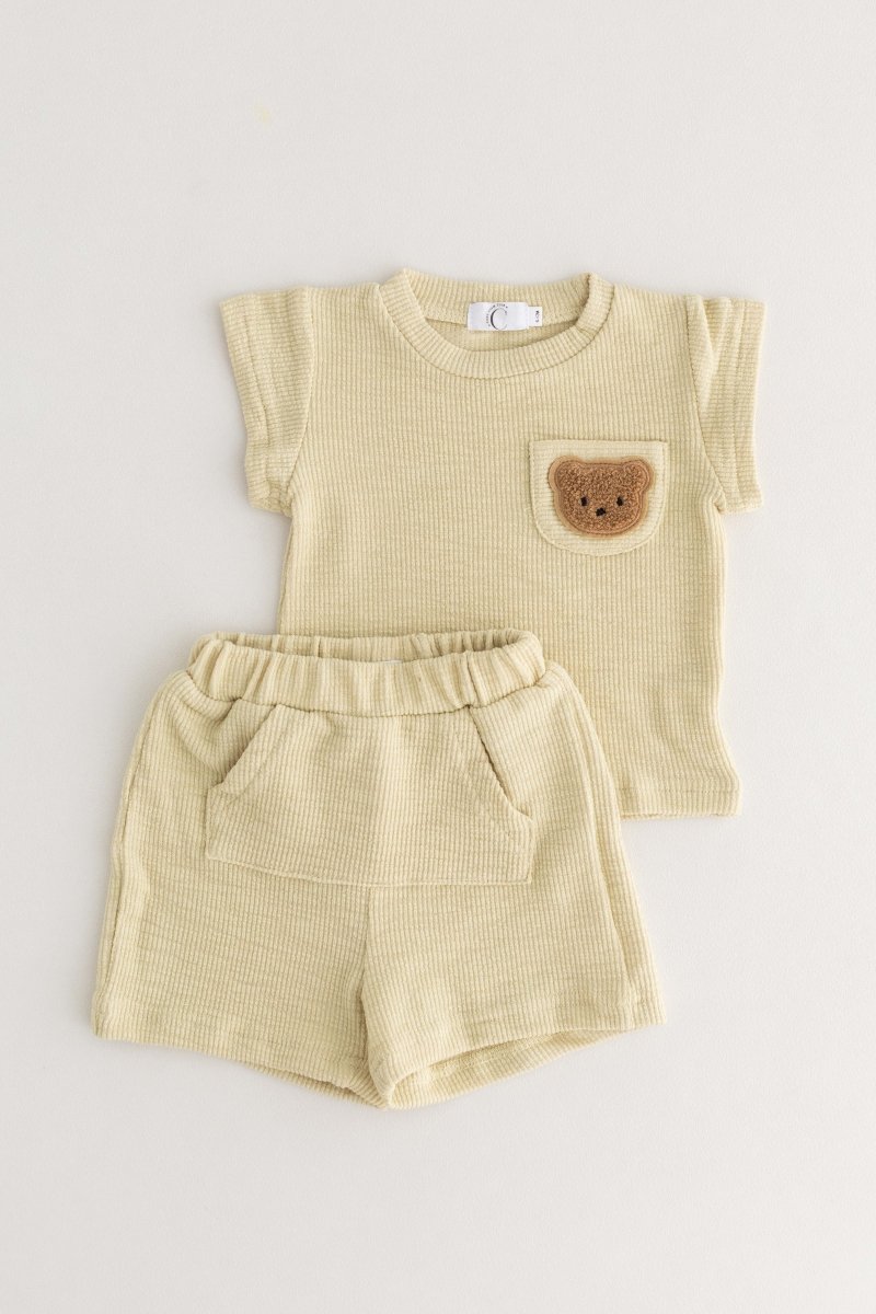 The Coloured Bear 2 Piece T-Shirt & Shorts Set - Outfit Sets