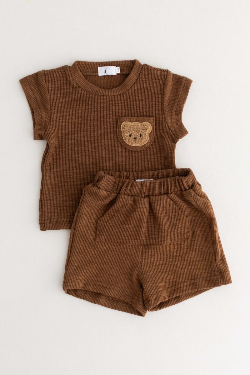 The Coloured Bear 2 Piece T-Shirt & Shorts Set - Outfit Sets