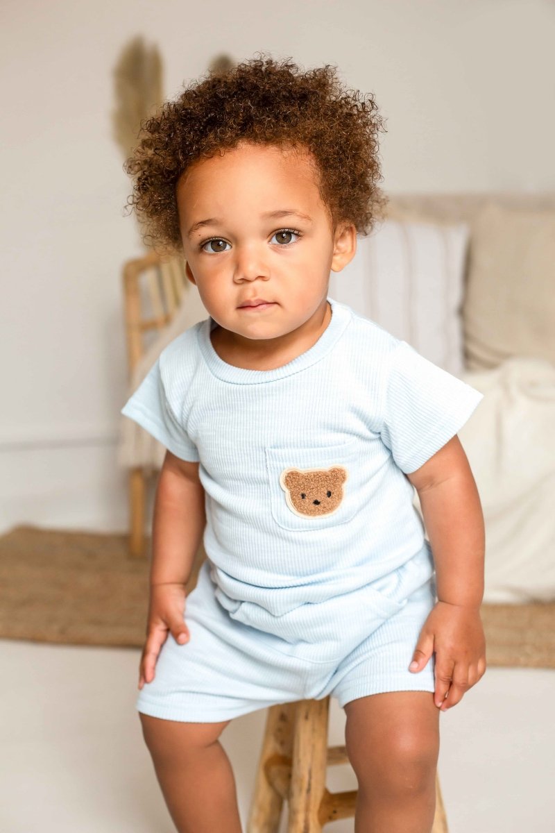 The Coloured Bear 2 Piece T-Shirt & Shorts Set - Outfit Sets