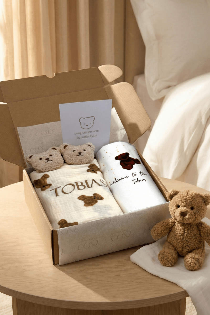 The Cozy Bear Personalised Gift Box - Gift Sets