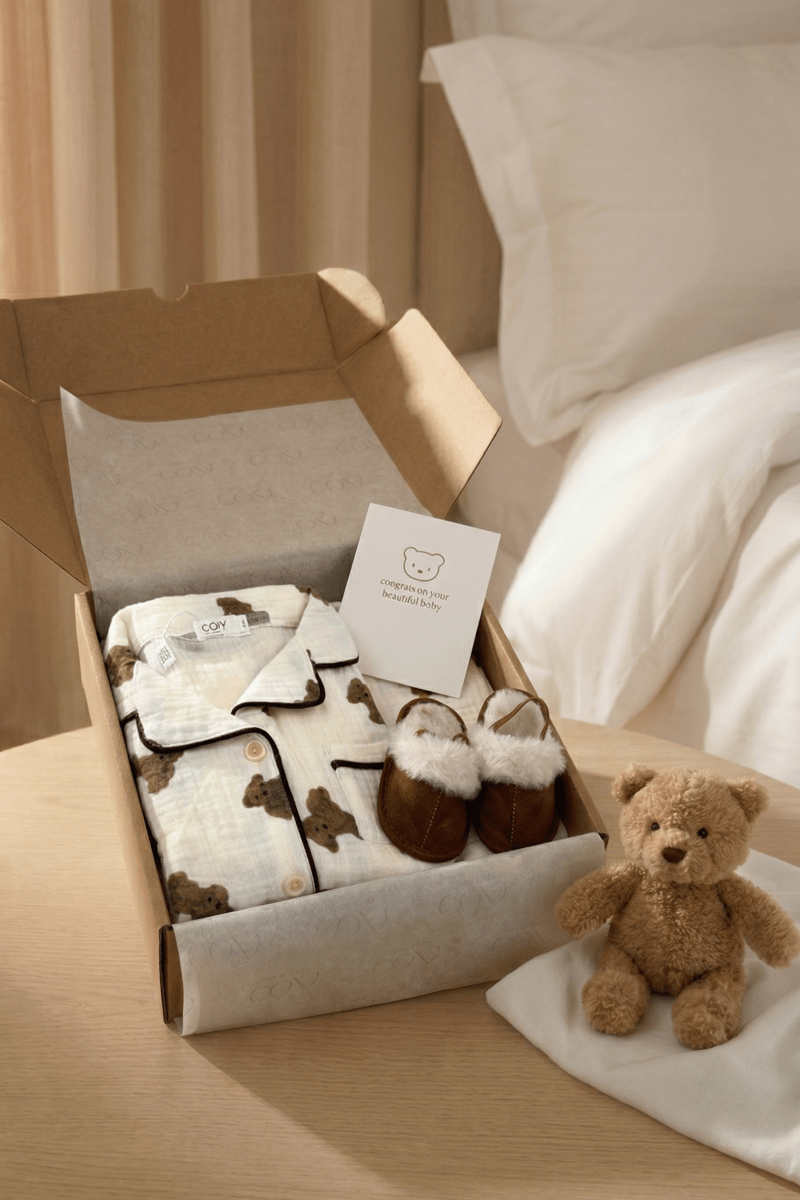 The Cozy Bedtime Bear Personalised Gift Box - Gift Sets