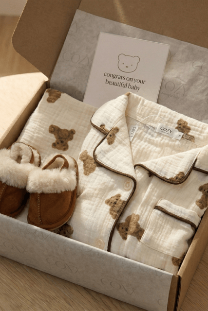 The Cozy Bedtime Bear Personalised Gift Box - Gift Sets