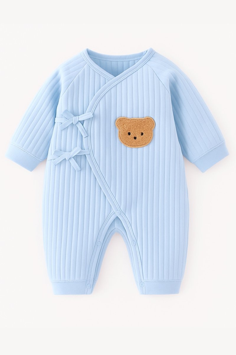 The Cozy Blue Boucle Baby Bear & Blue Rainbow Personalised Gift Box - Gift Sets