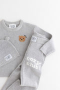 The Cozy Cub Knit Set Grey Set - Tracksuits
