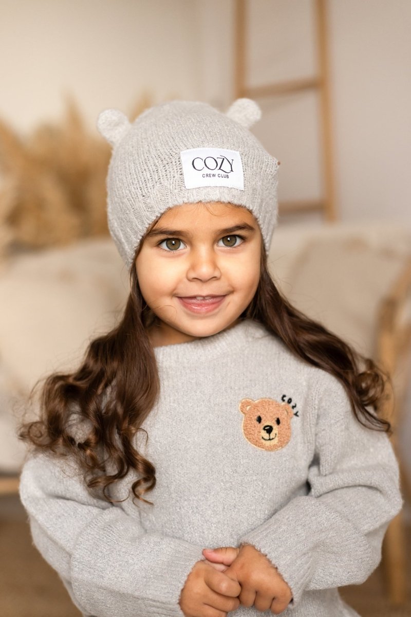 The Cozy Cub Knit Set Grey Set - Tracksuits