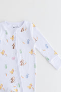 The COZY Hop Sleepsuit Ribbed Cotton Zip One Piece - Sleepsuits