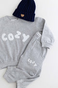 The COZY Little Lounger Tracksuit Marl Grey - Tracksuits