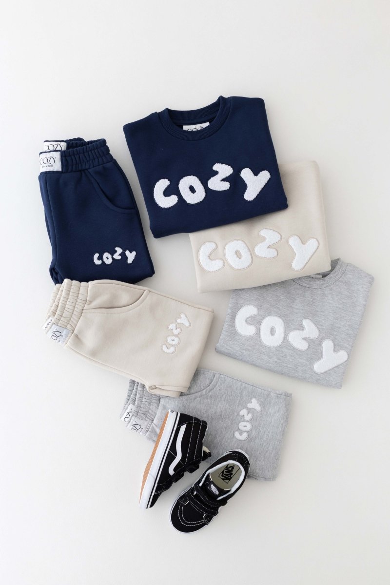 The COZY Little Lounger Tracksuit Navy - Tracksuits