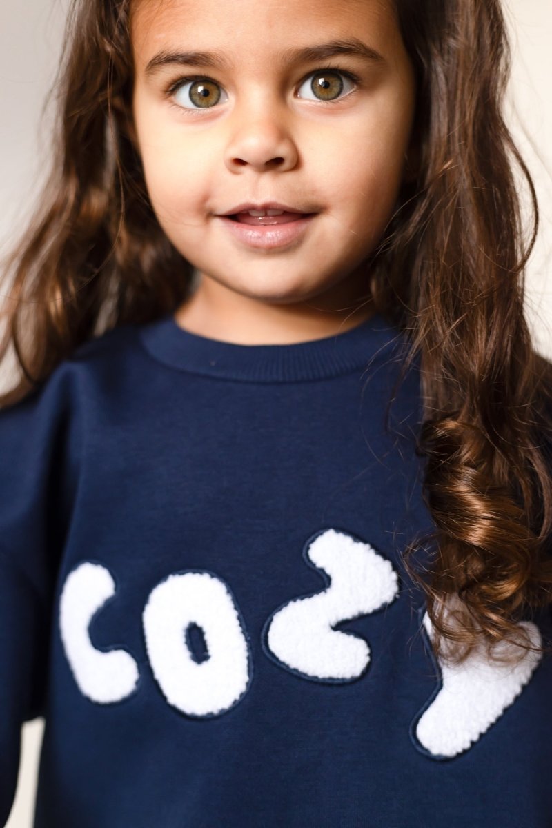 The COZY Little Lounger Tracksuit Navy - Tracksuits