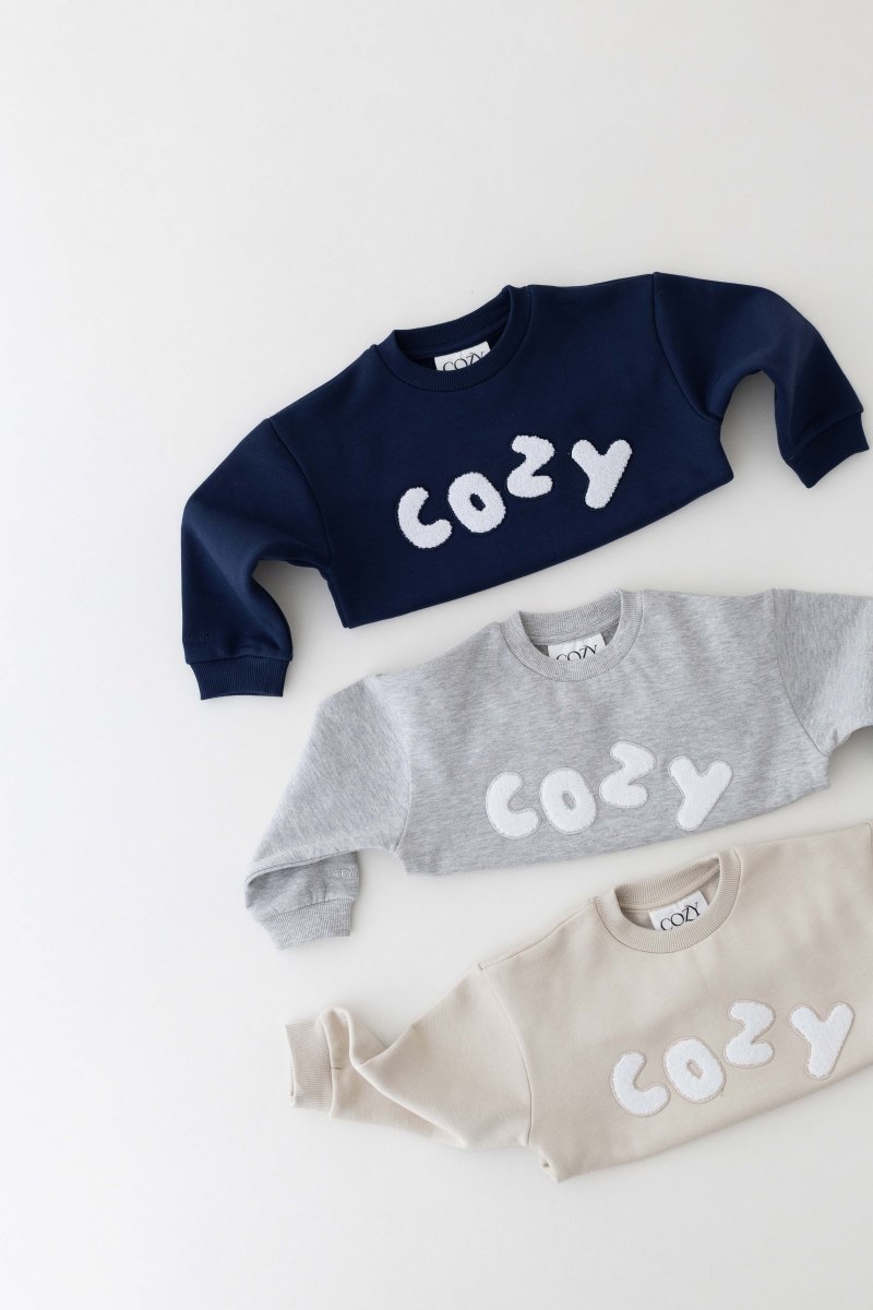 The COZY Little Lounger Tracksuit Navy - Tracksuits