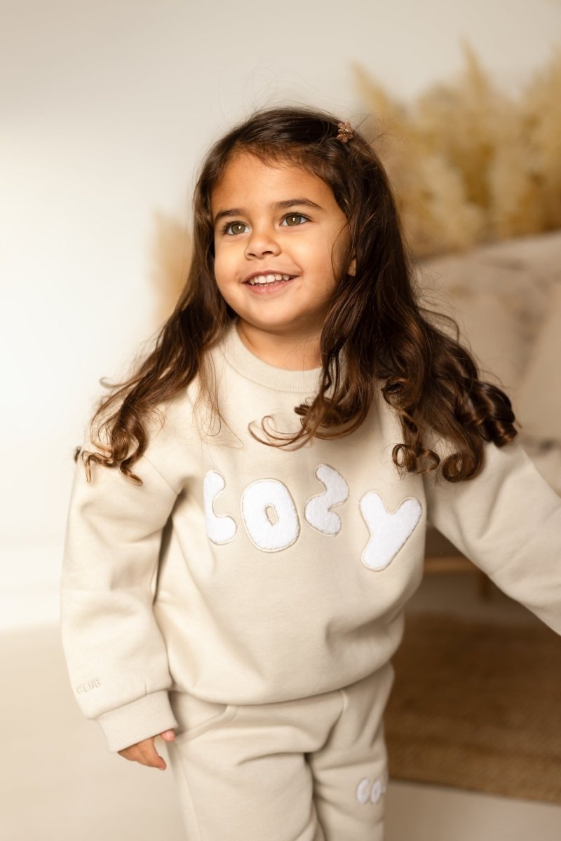 The COZY Little Lounger Tracksuit Stone - Tracksuits