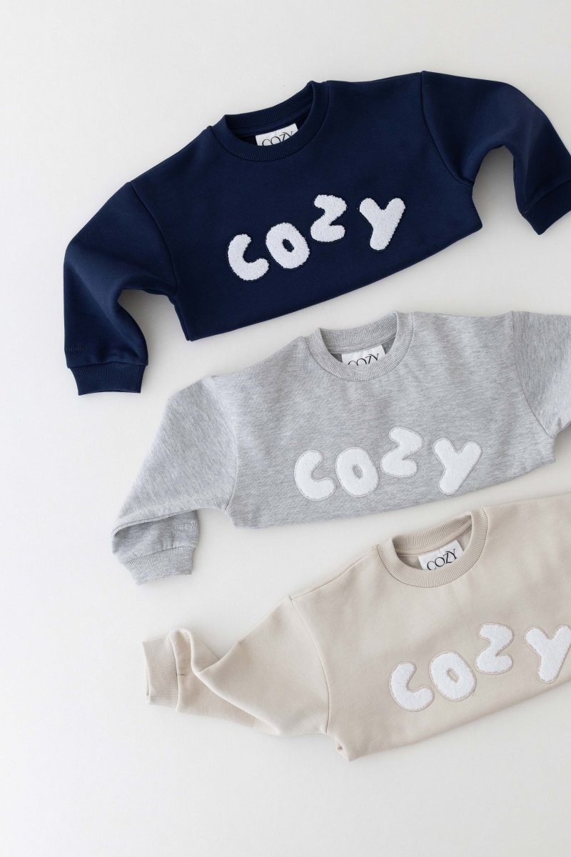 The COZY Little Lounger Tracksuit Stone - Tracksuits