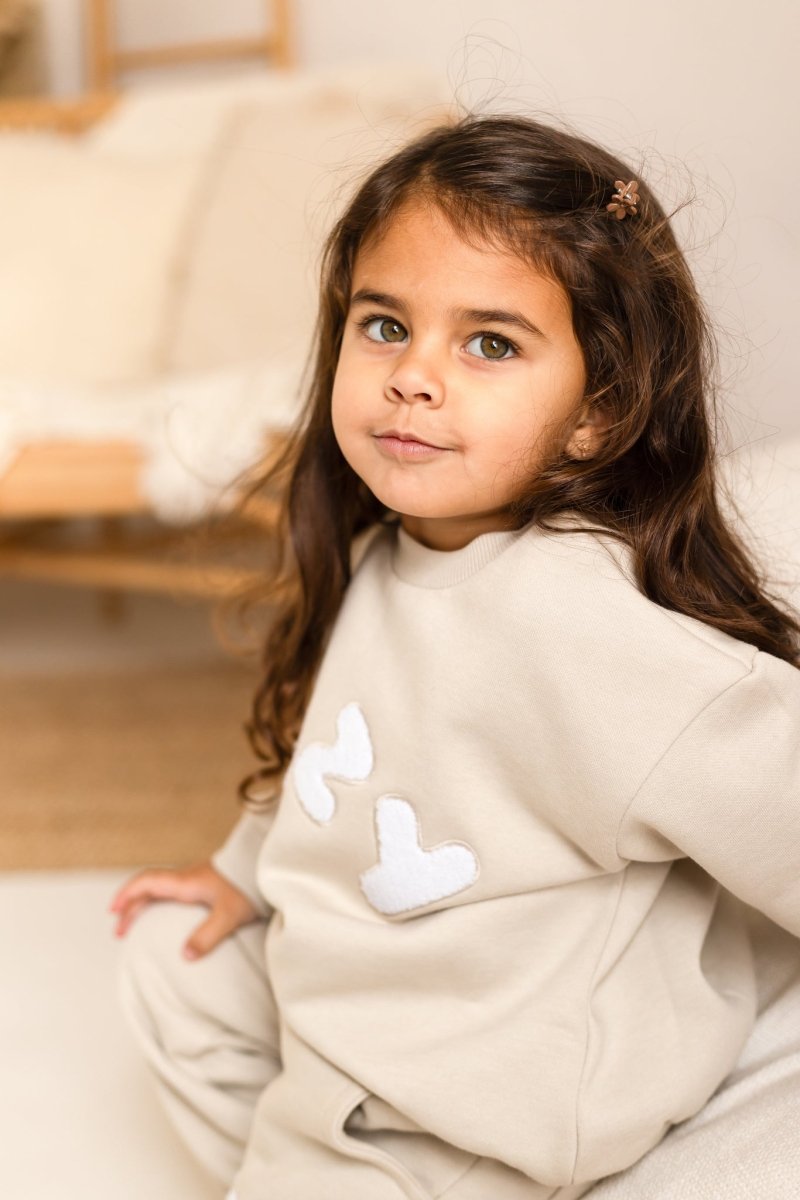The COZY Little Lounger Tracksuit Stone - Tracksuits