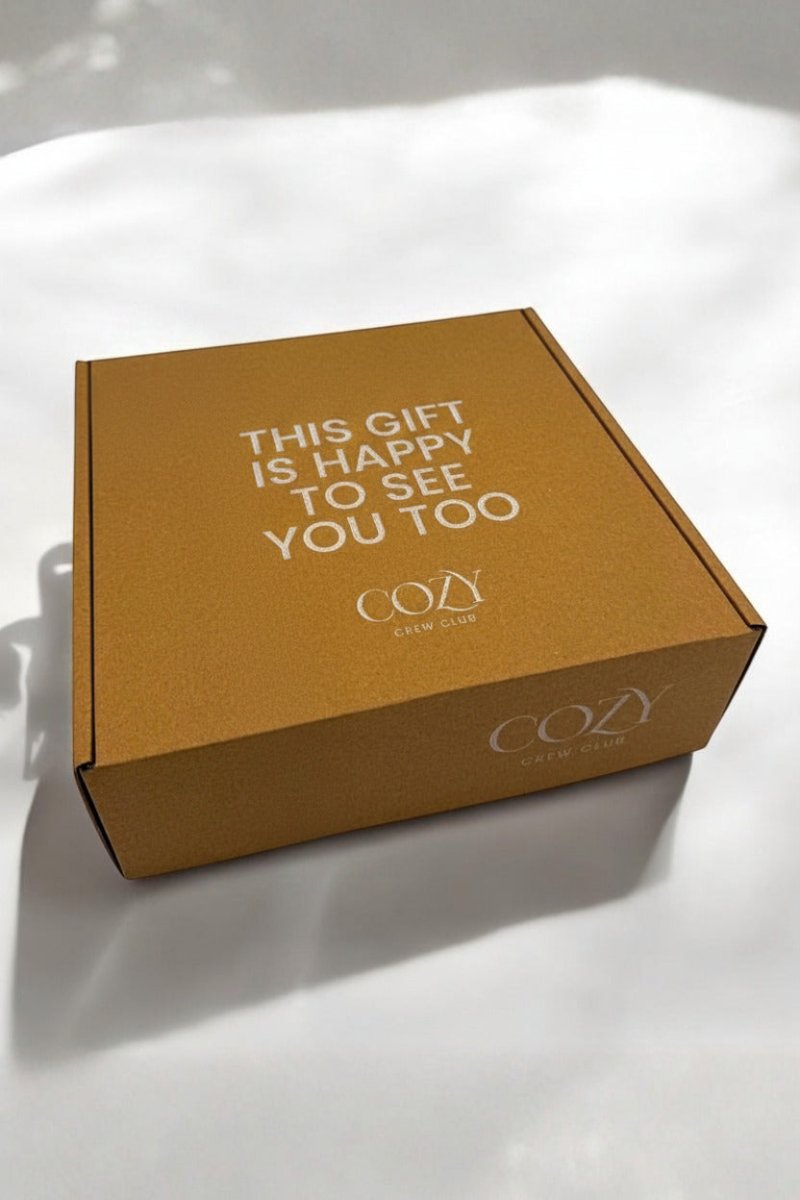 The Cozy Pink Boucle Baby Bear & Rainbow Personalised Gift Box - Gift Sets