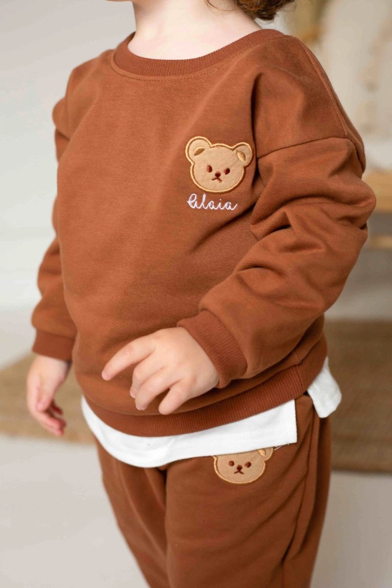 The Cozy Ultimate Bear Tracksuit + Playsuit + Socks Personalised Gift Box - Gift Sets