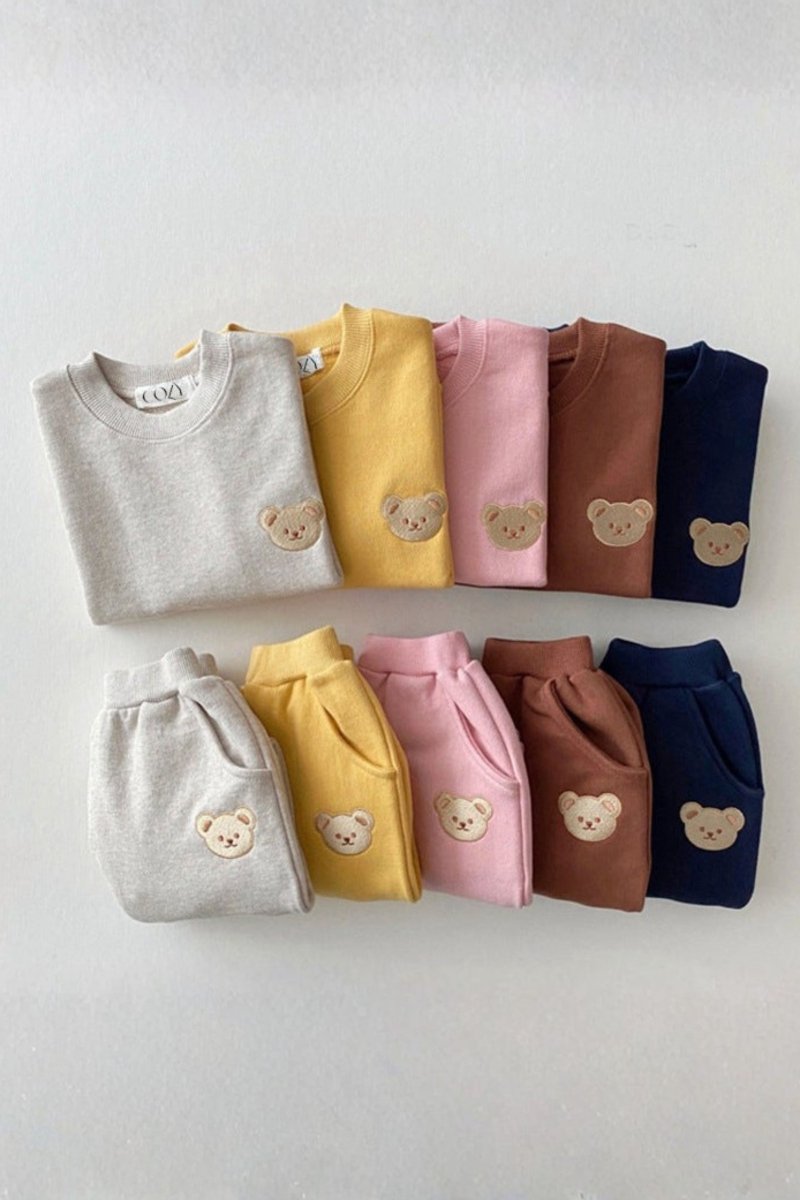 The Cozy Ultimate Bear Tracksuit + Playsuit + Socks Personalised Gift Box - Gift Sets