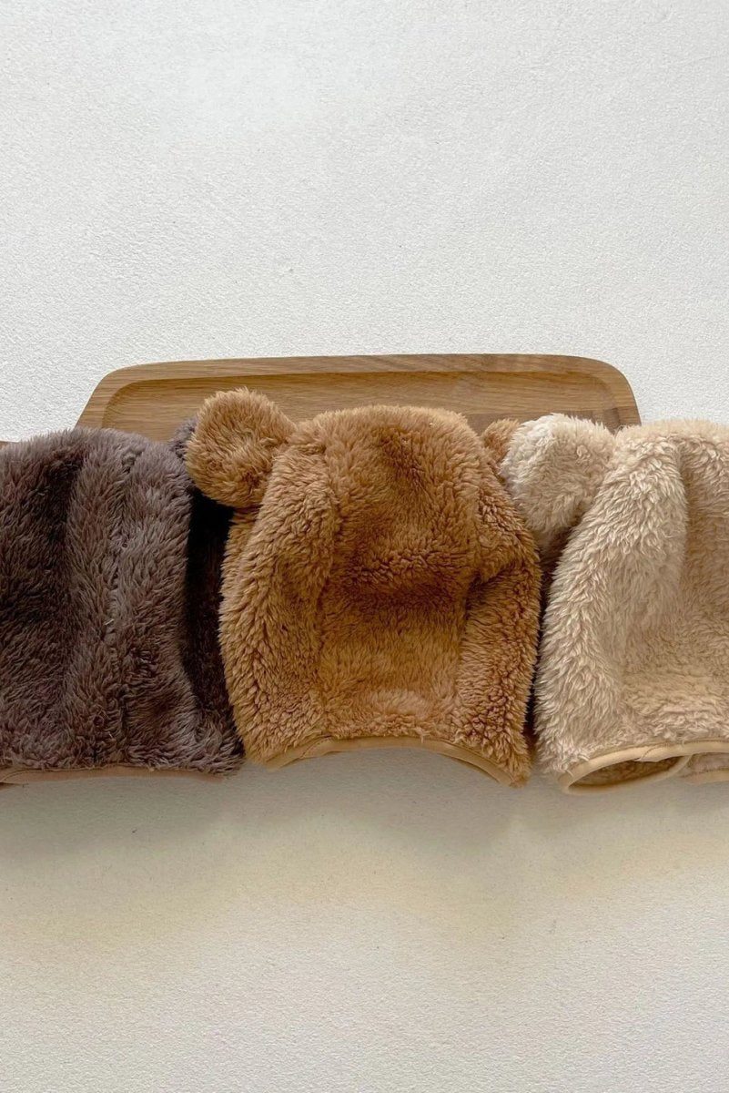 The Fur Bear Knitted Hooded Pramsuit - Pramsuits