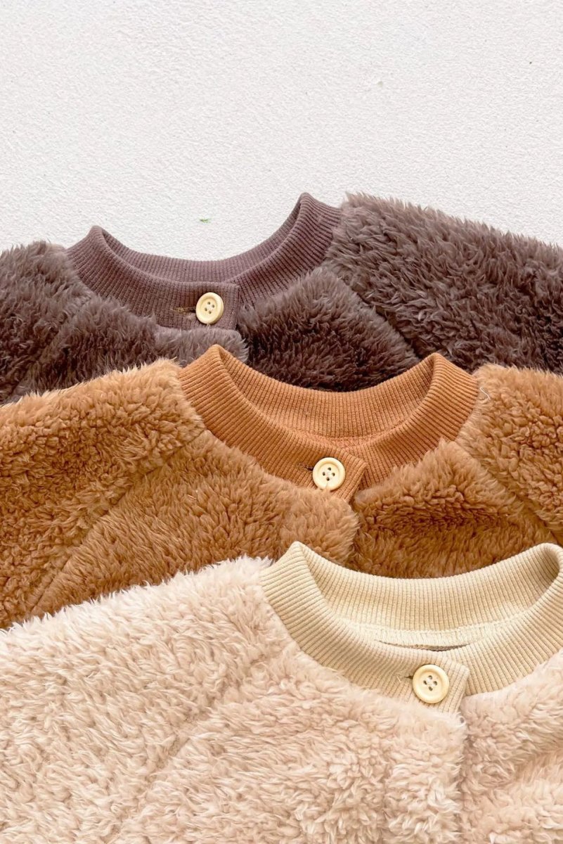 The Fur Bear Knitted Hooded Pramsuit - Pramsuits