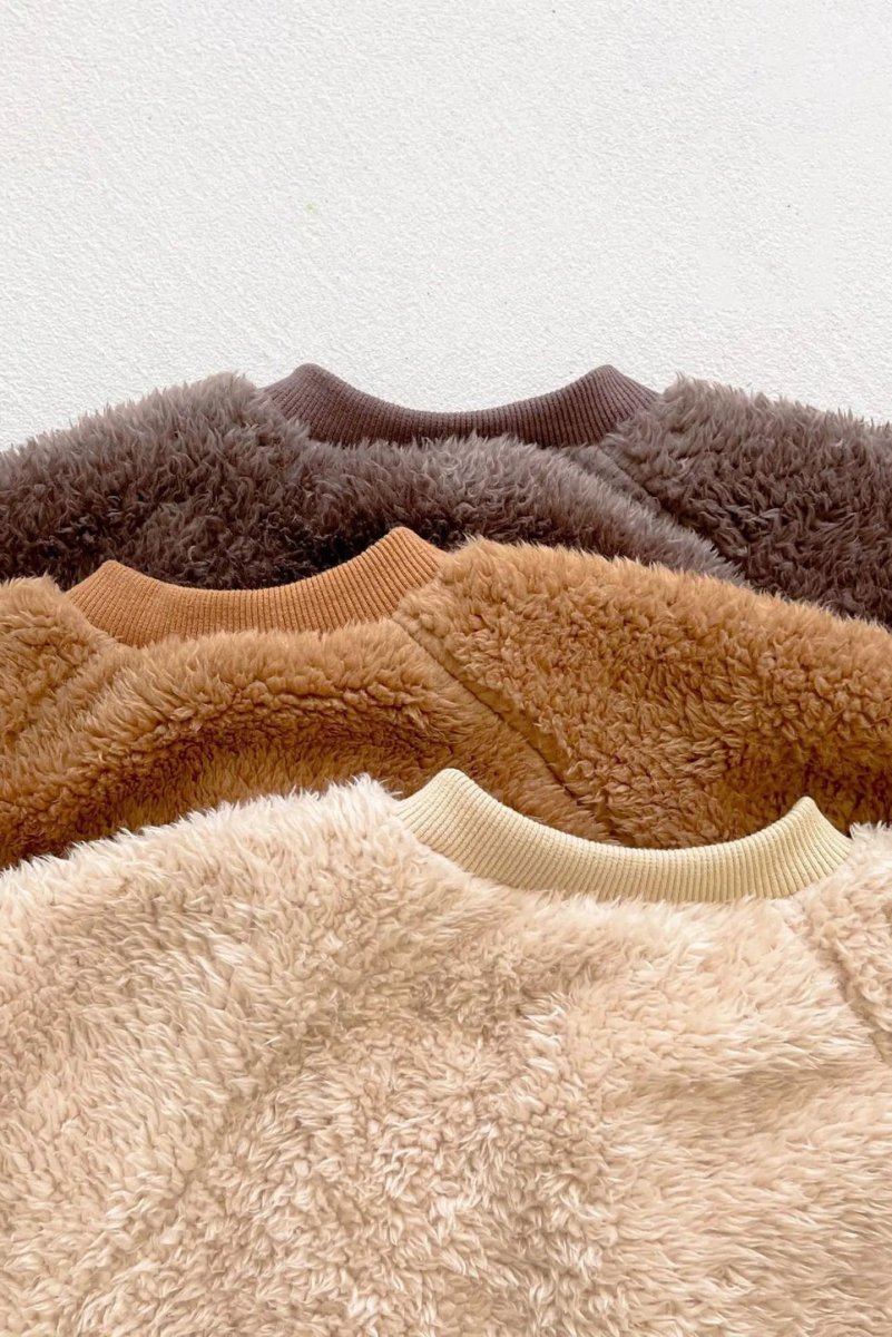 The Fur Bear Knitted Hooded Pramsuit - Pramsuits