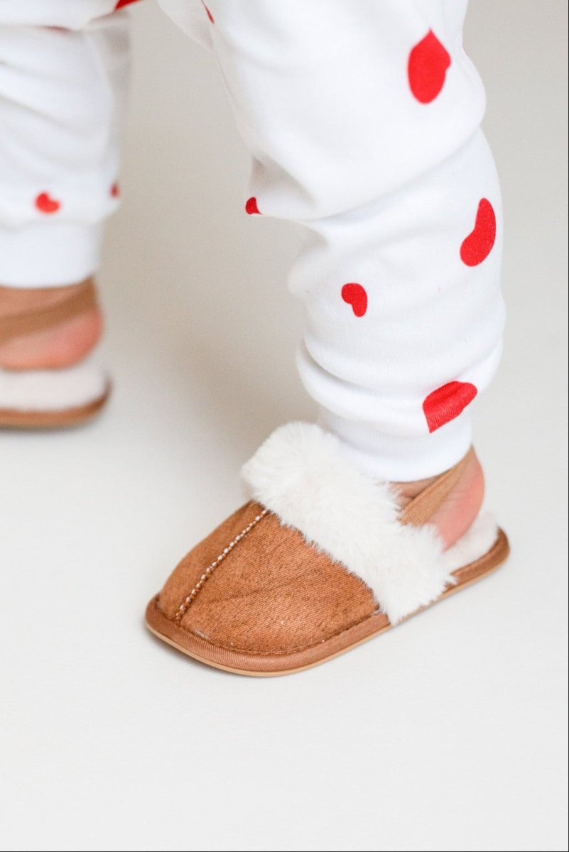 The Fur Slippers Beige Brown or Pink - Slippers
