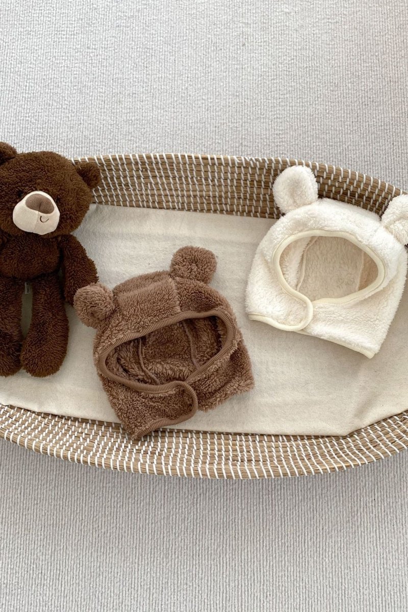 The Love Fur Bear Knitted Hooded Pramsuit - Pramsuits