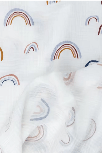 The Rainbow Muslin Blanket Swaddle - Blankets