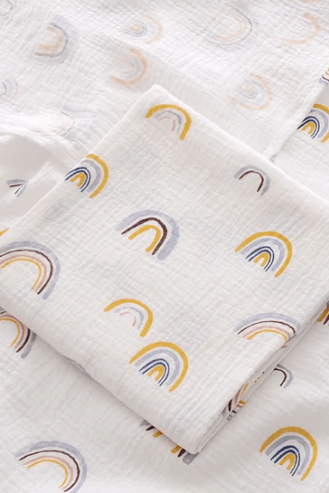 The Rainbow Muslin Blanket Swaddle - Blankets