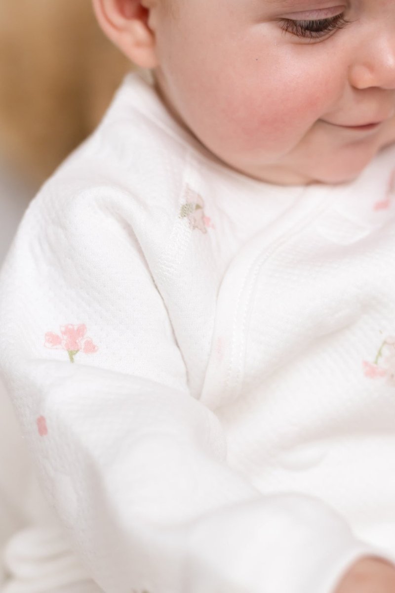 The Snuggle Bun Boucle Wrap Baby Grow Romper - Rompers