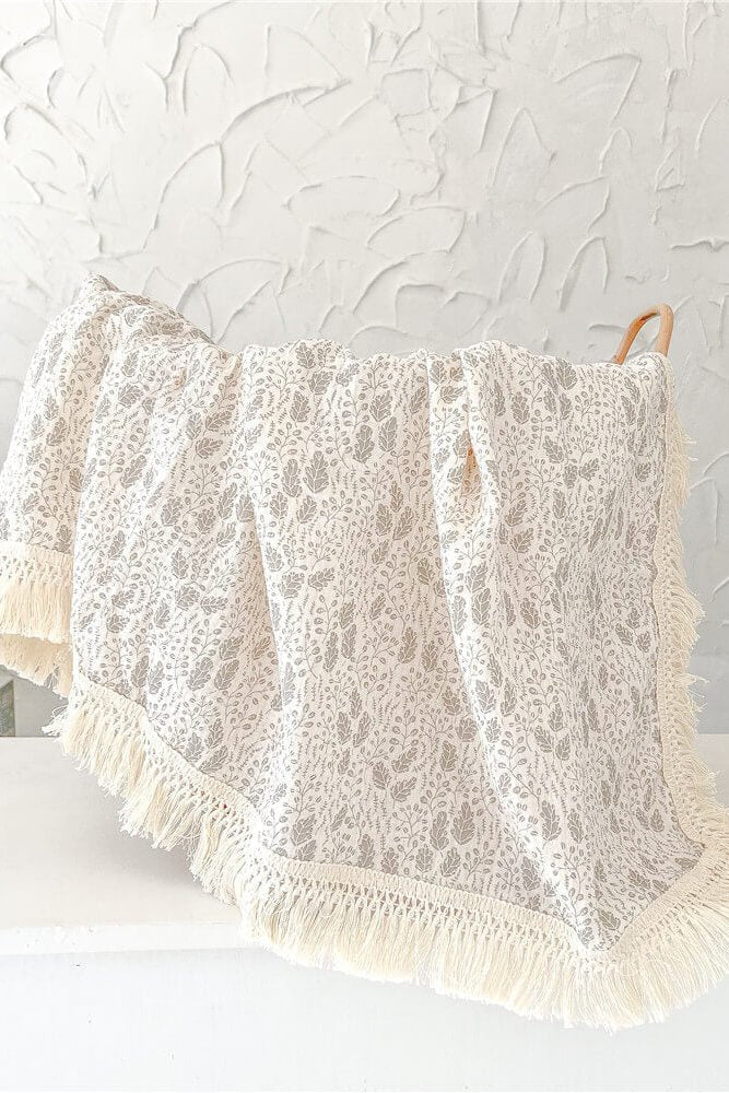 The Tassel Blanket Swaddle (Multiple Prints) - Blankets