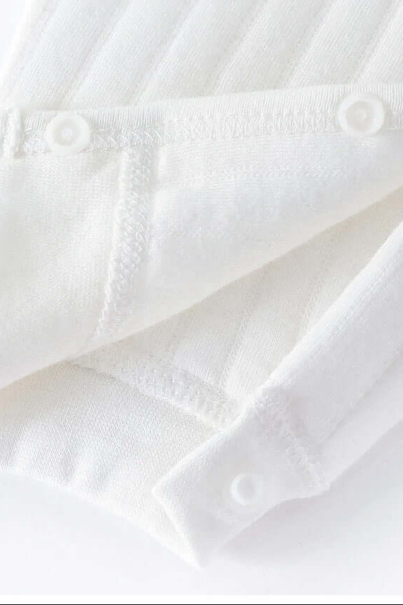 The Teddy Bear Boucle Wrap Baby Grow Romper - Rompers