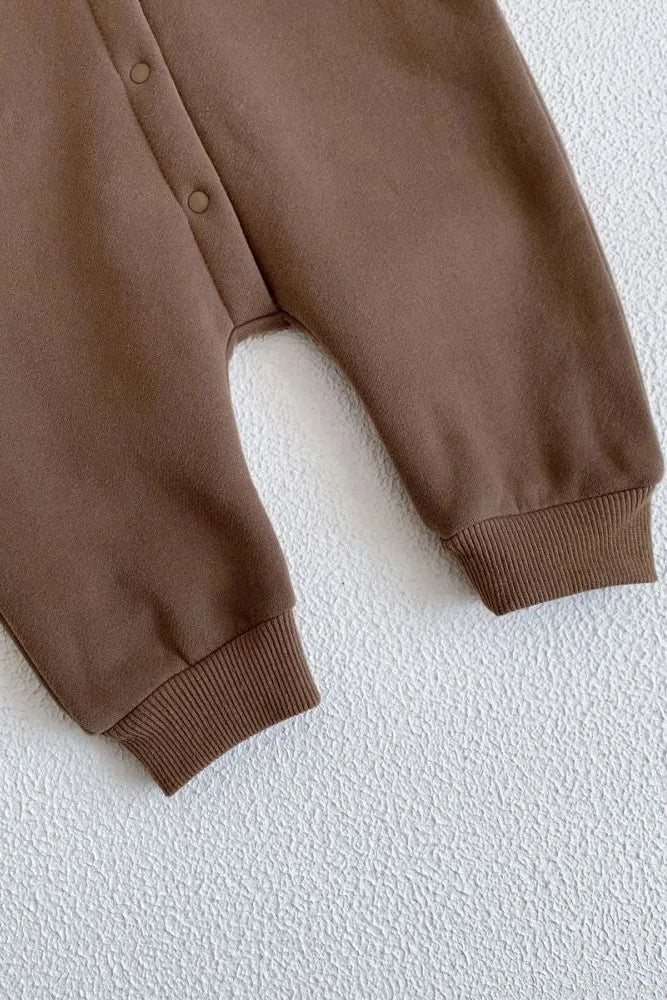 The Ultimate Bear Knitted Hooded Playsuit - Rompers