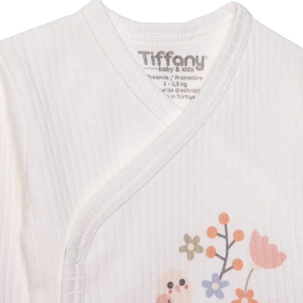 Tiffany 100% Cotton Tiny Baby Set - Ecru - Ecru / Premature - Premature & Tiny Baby Wear