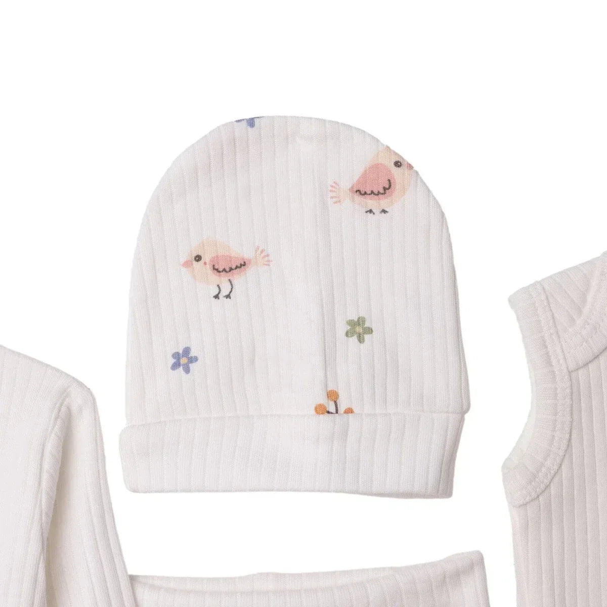 Tiffany 100% Cotton Tiny Baby Set - Ecru - Ecru / Premature - Premature & Tiny Baby Wear