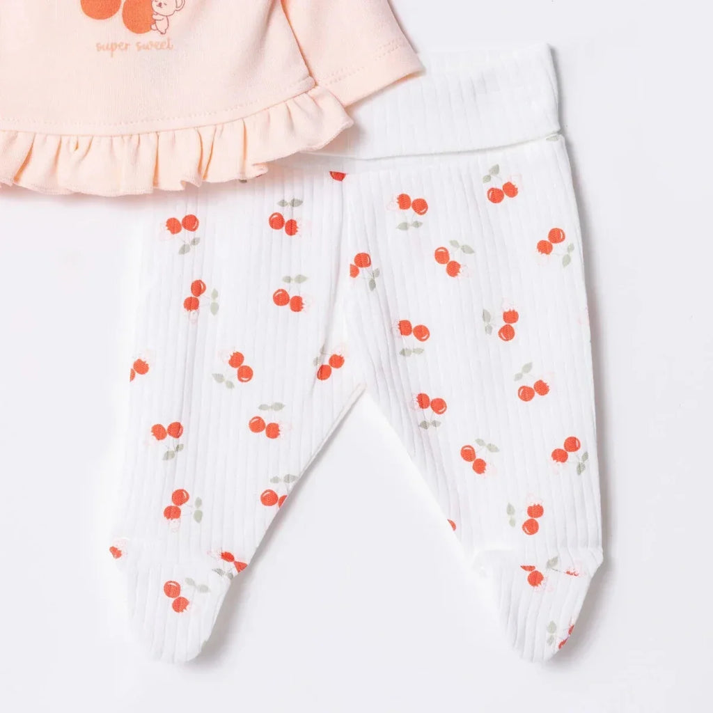 Tiffany 100% Cotton Tiny Baby Set - Ecru - Ecru / Premature - Premature & Tiny Baby Wear