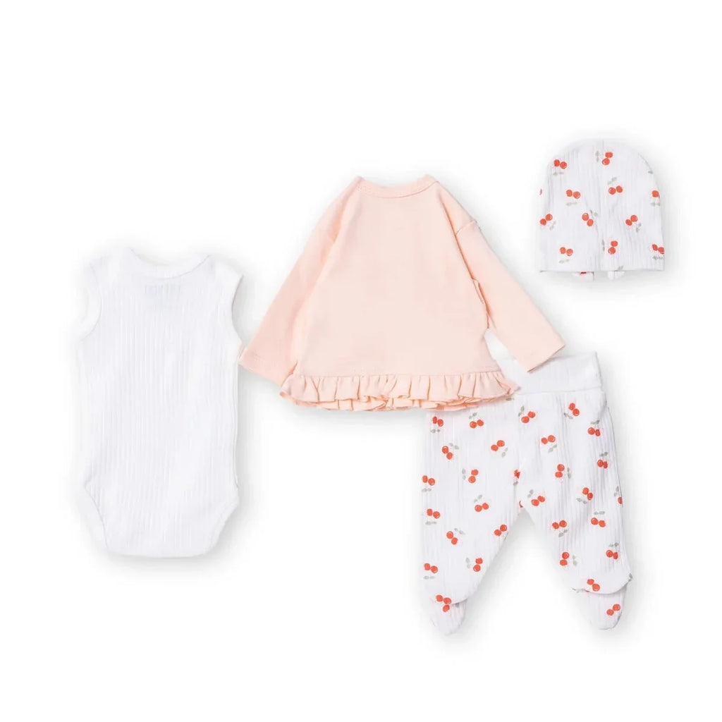 Tiffany 100% Cotton Tiny Baby Set - Ecru - Ecru / Premature - Premature & Tiny Baby Wear