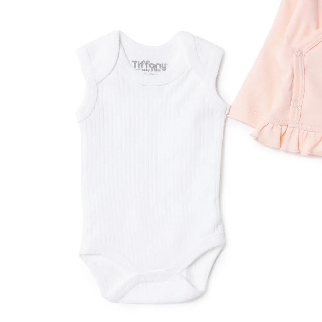 Tiffany 100% Cotton Tiny Baby Set - Ecru - Ecru / Premature - Premature & Tiny Baby Wear