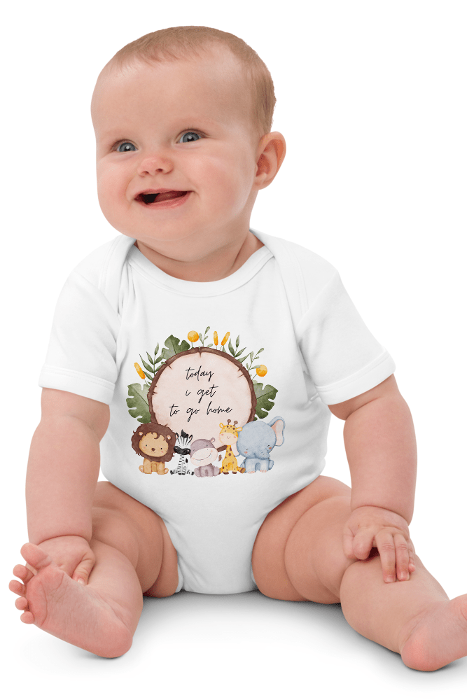 Today I Get To Go Home Safari Drum (Bodysuit) - Bodysuits