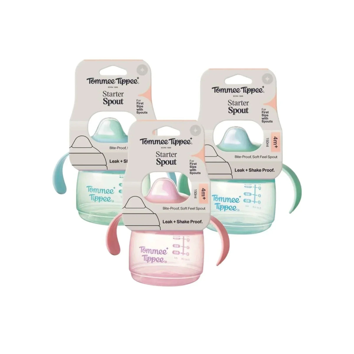 Tommee Tippee Starter Spout 4+ months 150ml Assorted - Cups
