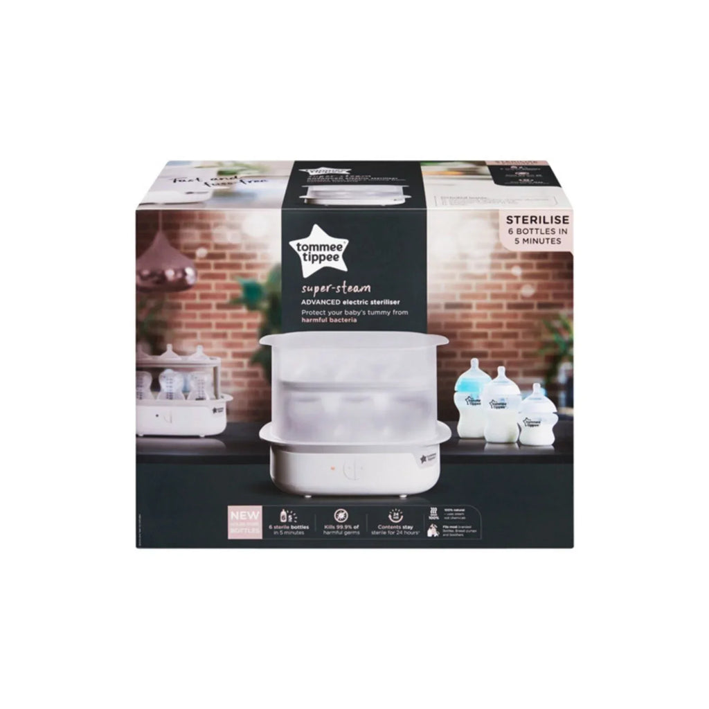 Tommee Tippee Super Steam Steriliser - White - Steriliser Units