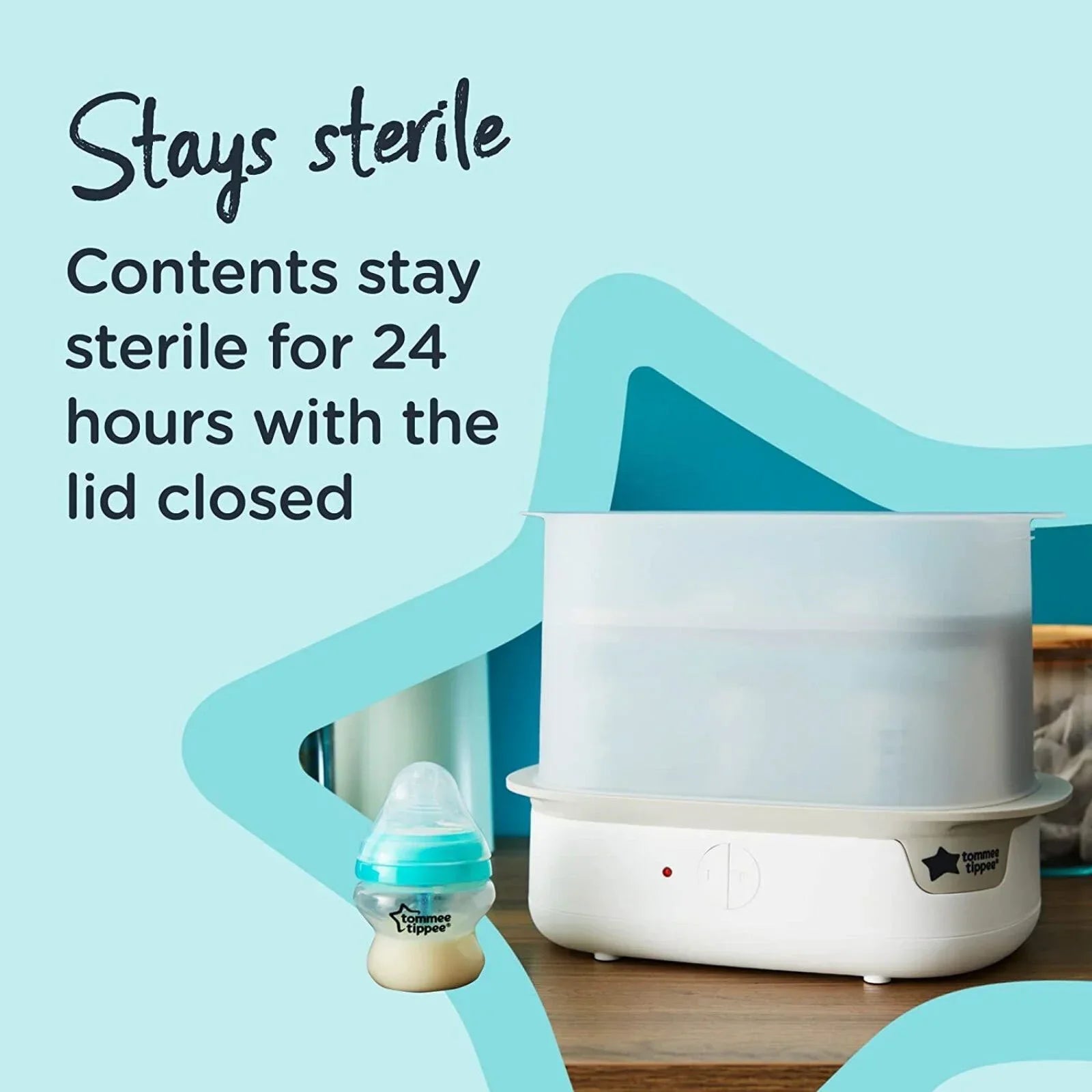 Tommee Tippee Super Steam Steriliser - White - Steriliser Units