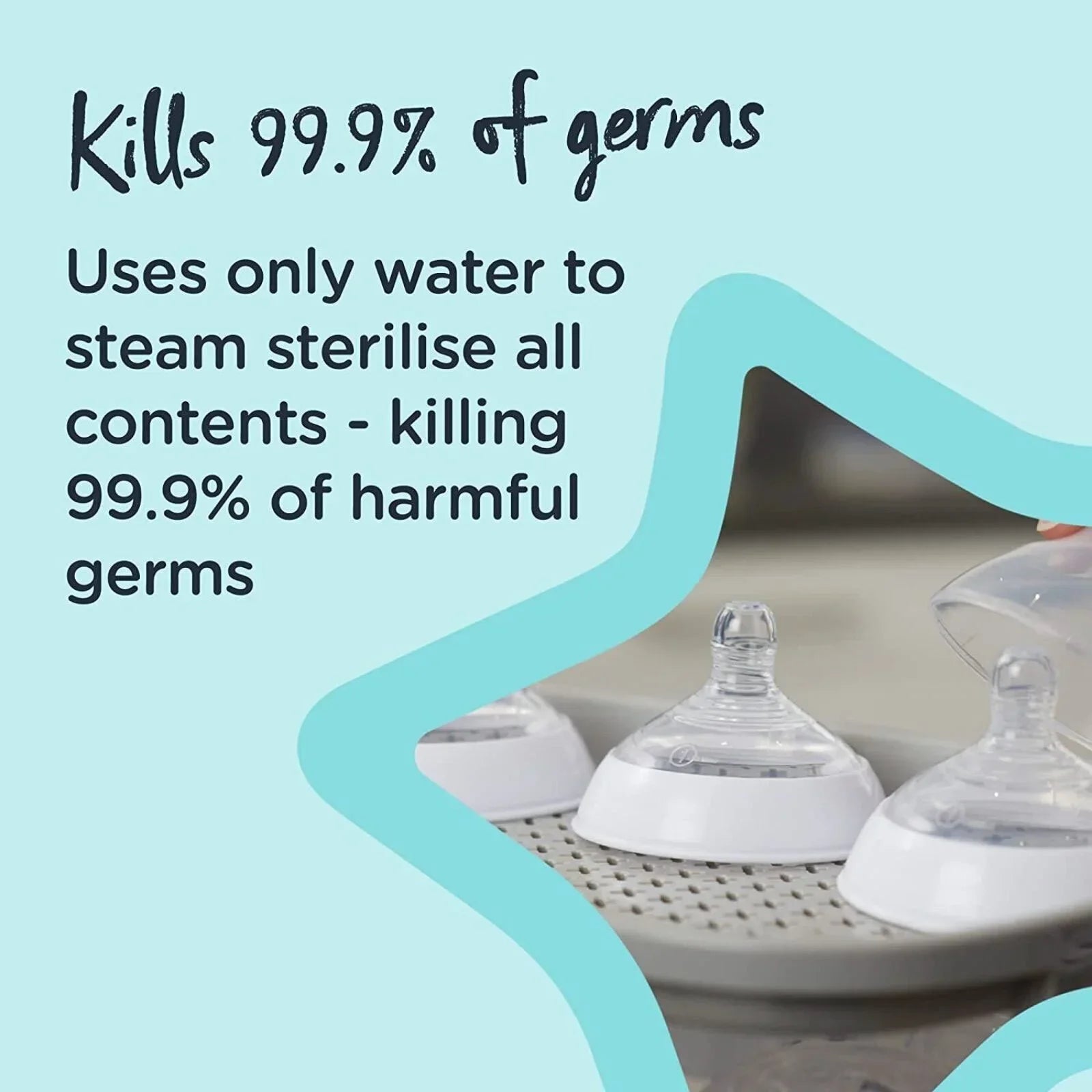 Tommee Tippee Super Steam Steriliser - White - Steriliser Units