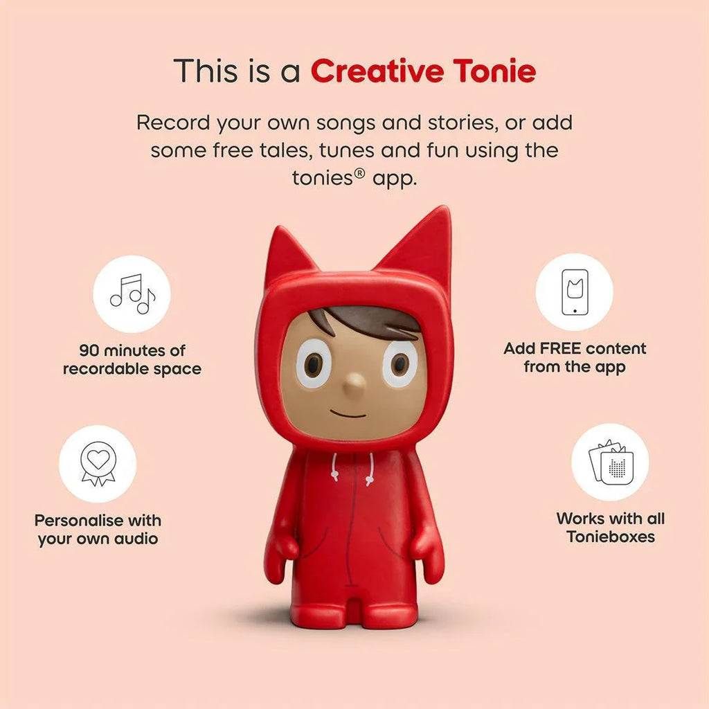 Tonies Toniebox 2 Starter Set with Creative Tonie Rubie - Moon Grey