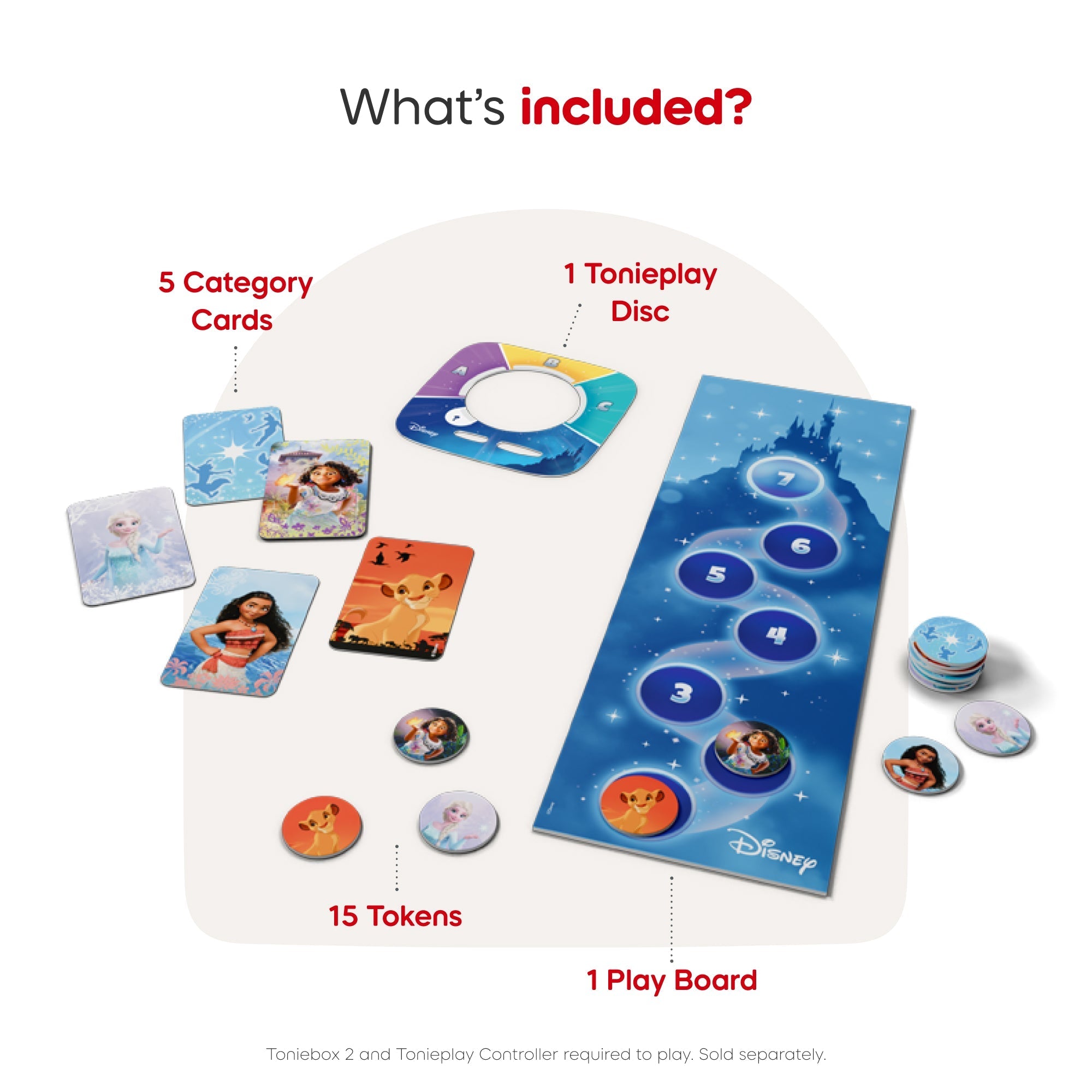 Tonies Tonieplay - Disney Quiz: Kingdom - Musical Toy