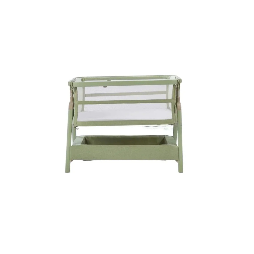 Tutti Bambini CoZee Zen Bedside Crib - Eucalyptus - Eucalyptus - Baby Bedside Cribs