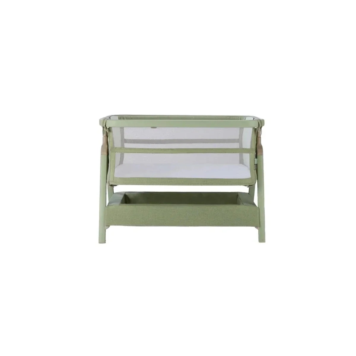 Tutti Bambini CoZee Zen Bedside Crib - Eucalyptus - Eucalyptus - Baby Bedside Cribs