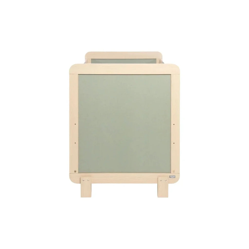 Tutti Bambini Kuba Cot Bed - Golden Oak/Sage Weave - Convertible Baby Cots