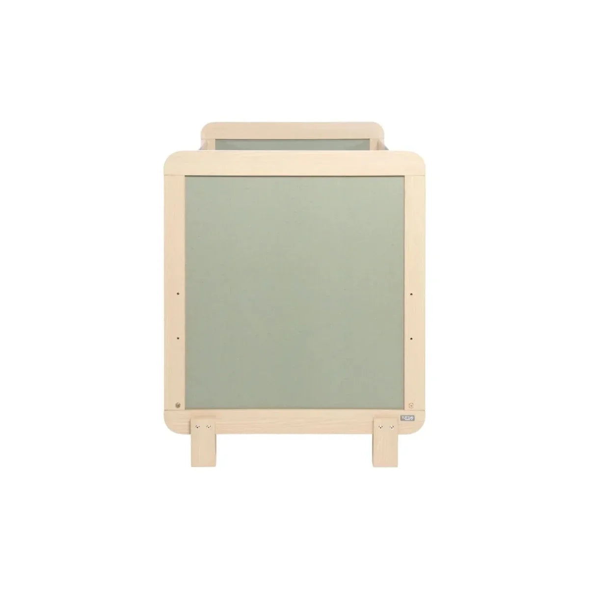 Tutti Bambini Kuba Cot Bed - Golden Oak/Sage Weave - Convertible Baby Cots