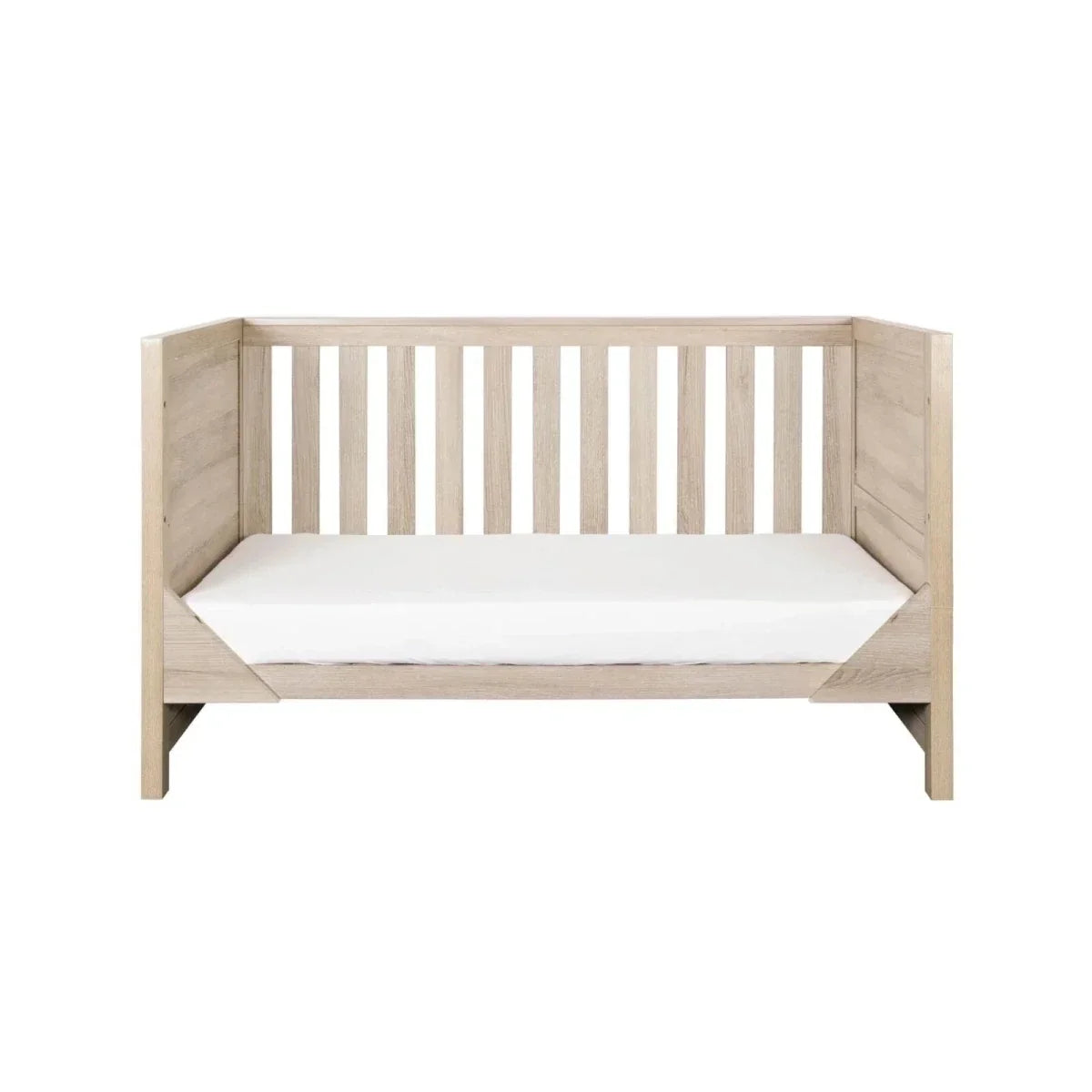 Tutti Bambini Modena 2 Piece Room Set with Pocket Sprung Mattress - Oak - Oak - 2 Piece Furniture Sets